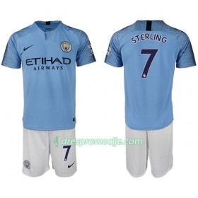 Manchester City Dres STERLING 7 Dječji Domaći 2018/19 Kratkih Rukava